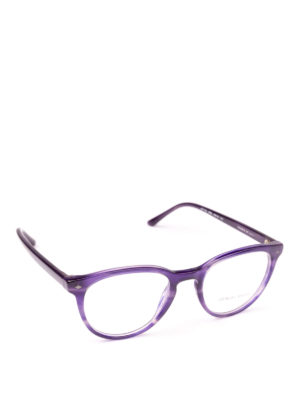 GIORGIO ARMANI: Occhiali - Occhiali da vista phantos viola striato
