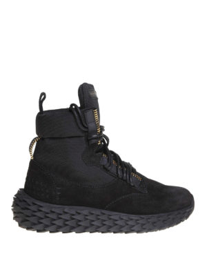 GIUSEPPE ZANOTTI: tronchetti - Sneaker Urchin in camoscio