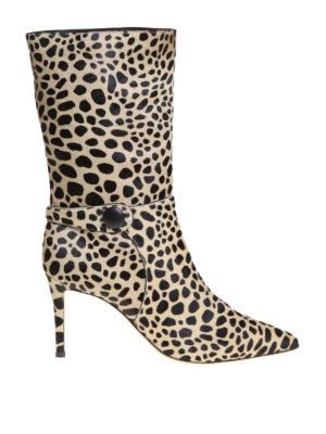 GIUSEPPE ZANOTTI: stivali - Stivali leopardati in cavallino