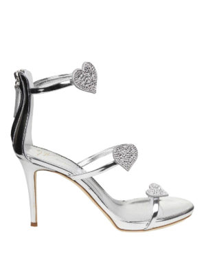 GIUSEPPE ZANOTTI: sandali - Sandali Harmony Love in pelle specchiata