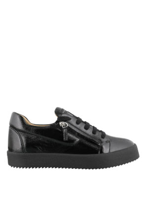 GIUSEPPE ZANOTTI: sneakers - Sneaker Addy in pelle verniciata