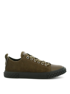GIUSEPPE ZANOTTI: trainers - Blabber suede sneakers