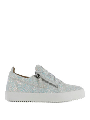 GIUSEPPE ZANOTTI: trainers - Cheryl Glitter fabric sneakers