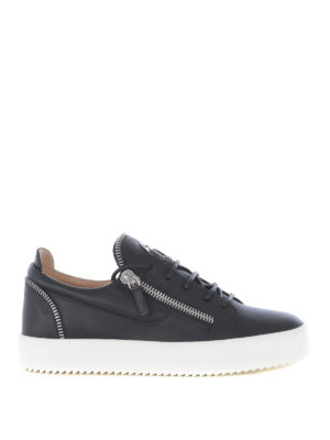 GIUSEPPE ZANOTTI: trainers - Kirk total black low top sneakers