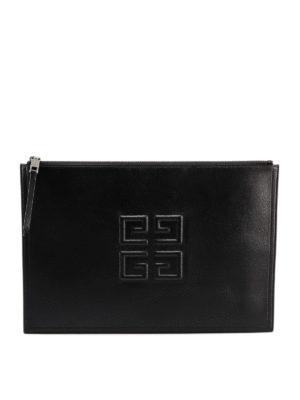 GIVENCHY: pochette - Clutch Emblem grande