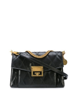 GIVENCHY: borse a tracolla - Borsa GV3 piccola trapuntata nera