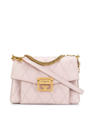 GIVENCHY: borse a tracolla - Borsa GV3 piccola trapuntata rosa chiaro