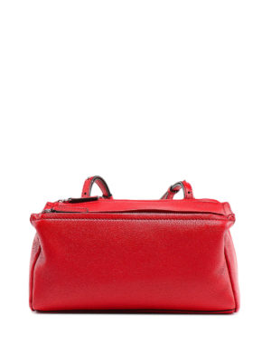 GIVENCHY: borse a tracolla - Bauletto Pandora Mini in pelle rossa