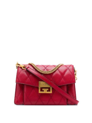 GIVENCHY: borse a tracolla - Borsa GV3 piccola in pelle trapuntata