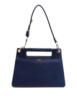 GIVENCHY: borse a tracolla - Borsa Whip media blu elettrico
