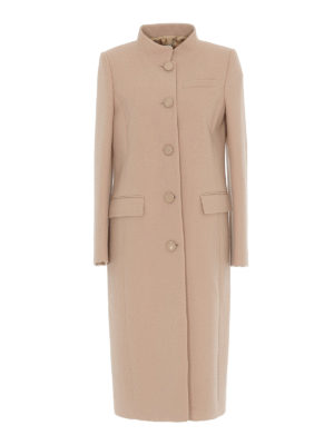 GIVENCHY: cappotti al ginocchio - Cappotto in crepe di lana