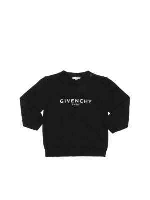 GIVENCHY: knitwear - Branded pullover in black