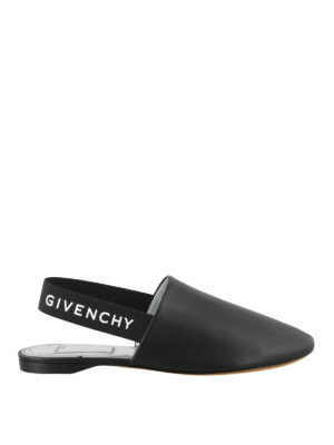 GIVENCHY: sabot - Sabot Rivington neri in nappa