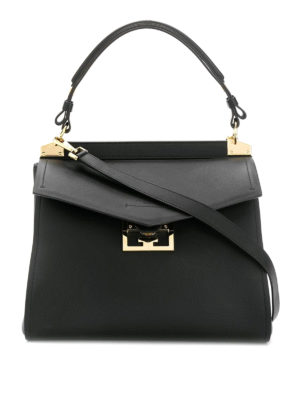 GIVENCHY: borse a spalla - Borsa Mystic media in pelle nera