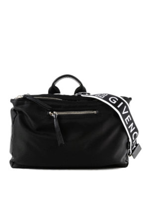 GIVENCHY: borse a spalla - Borsa messenger Pandora in tessuto tecnico