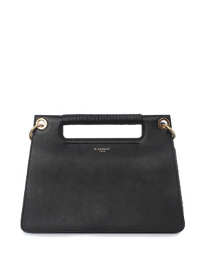 GIVENCHY: borse a spalla - Borsa Whip media nera