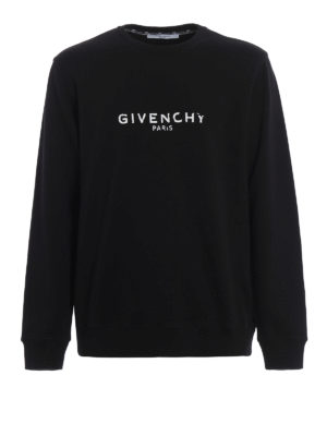 GIVENCHY: Sweatshirts & Sweaters - Vintage effect logo sweatshirt
