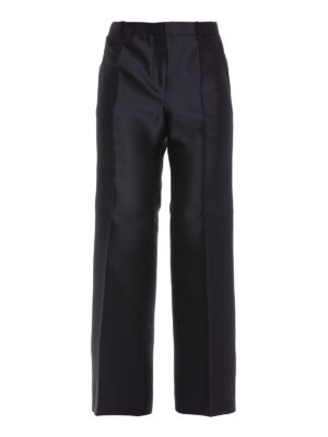 GIVENCHY: Tailored & Formal trousers - Taffeta flared trousers