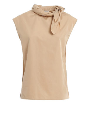 GIVENCHY: Tops & Tank tops - Cotton top with bow