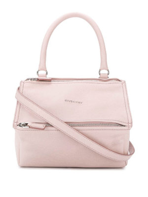 GIVENCHY: shopper - Borsa Pandora piccola in pelle fiore