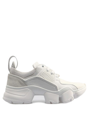 GIVENCHY: sneakers - Sneaker da running Jaw in suede e rete