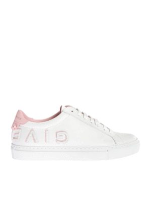GIVENCHY: trainers - Urban Street sneakers in white and pink