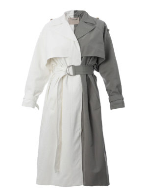 GIVENCHY: cappotti trench - Trench over in faille bicolore