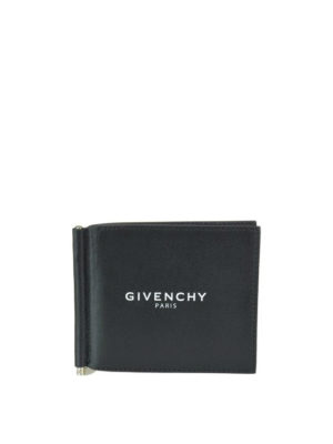 GIVENCHY: portafogli - Porta carte sei scomparti con clip metallica