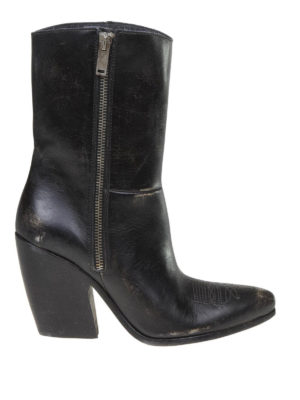 GOLDEN GOOSE: ankle boots - Candy Mid leather ankle boots