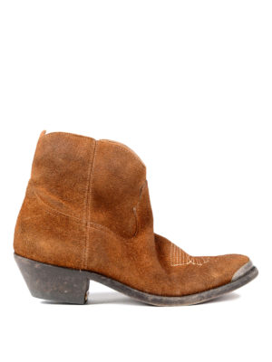 Golden Goose: ankle boots - Young suede texan booties