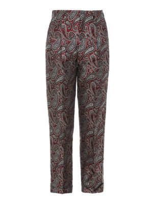 GOLDEN GOOSE: casual trousers - Sally Paisley trousers