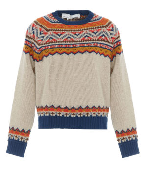 GOLDEN GOOSE: maglia collo rotondo - Maglione Momo in lana