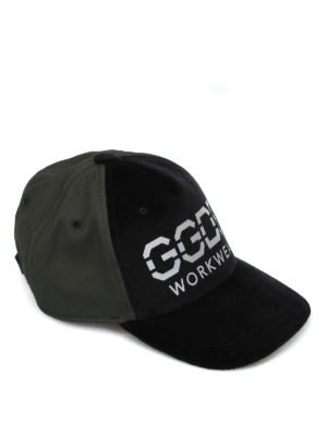 GOLDEN GOOSE: cappelli - Cappellino Mike in velluto a coste