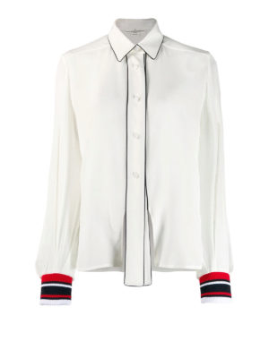 GOLDEN GOOSE: camicie - Camicia Isako in seta