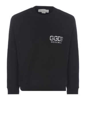 GOLDEN GOOSE: Felpe e maglie - Felpa in cotone con logo GGDB