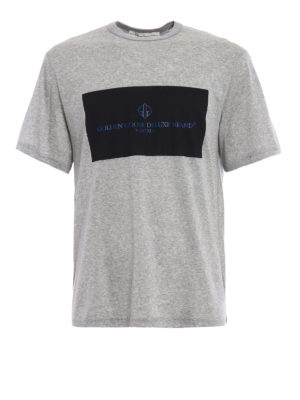 GOLDEN GOOSE: t-shirt - T-shirt logo lettering in cotone