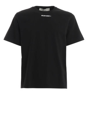 GOLDEN GOOSE: t-shirts - Rear maxi logo T-shirt