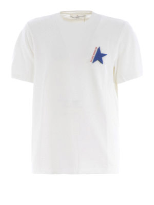 GOLDEN GOOSE: t-shirts - Removable velcro star cotton trousers