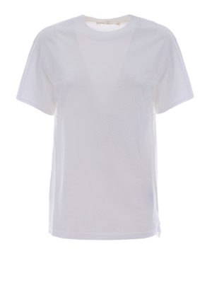 GOLDEN GOOSE: t-shirt - T-shirt con zip gommate ai lati