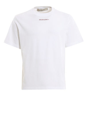 GOLDEN GOOSE: t-shirts - Star and lettering T-shirt