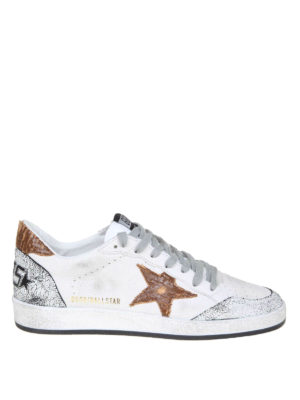 GOLDEN GOOSE: trainers - Ball Star leather low-top sneakers