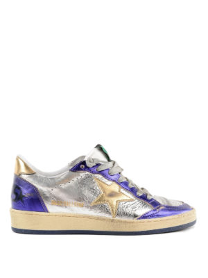 GOLDEN GOOSE: sneakers - Sneaker Ball Btar argentate