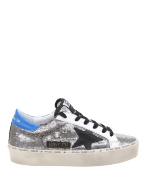 GOLDEN GOOSE: sneakers - Sneaker Hi Star in paillettes