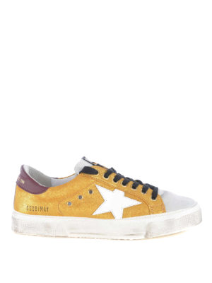 GOLDEN GOOSE: sneakers - Sneaker May bicolore
