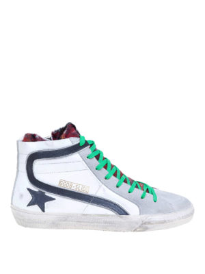 GOLDEN GOOSE: trainers - Slide high-top sneakers