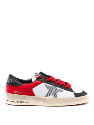 GOLDEN GOOSE: sneakers - Sneakers Stardan in pelle