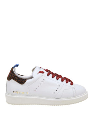 GOLDEN GOOSE: sneakers - Sneakers Starter in pelle