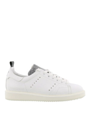 GOLDEN GOOSE: sneakers - Sneaker Starter con linguetta glitter
