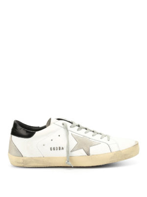 GOLDEN GOOSE: sneakers - Sneaker Super Star in pelle