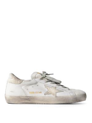 GOLDEN GOOSE: sneakers - Sneaker Superstar con cavallino
